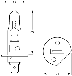 Buy 12V 55w H1 Car Bulb - Bulbs - Bulbs For Cars 12v for sale