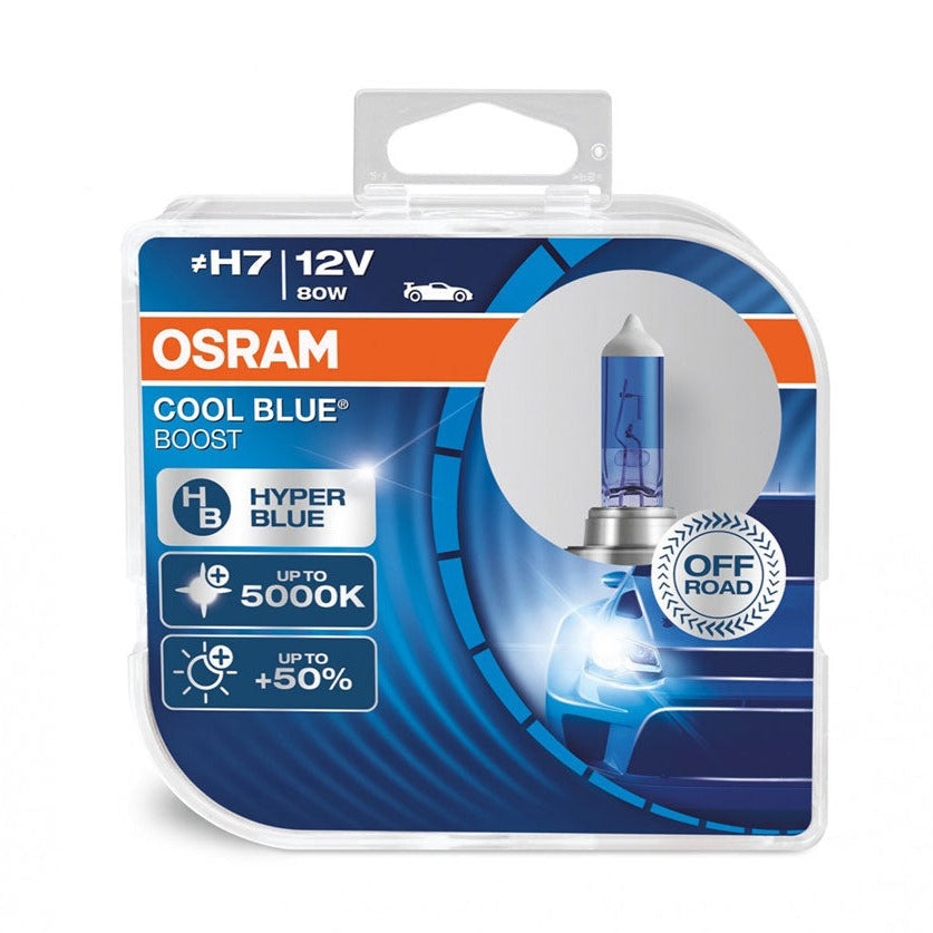 Osram H7 12V 80W PX26d Cool Blue Boost Bombillas para faros delanteros 5000K / Paquete de 2 - spo-cs-disabled - spo-default - spo-disabled
