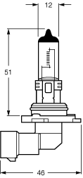 12v 51w HB4 Car Bulb - Bulbs - Bulbs For Cars 12v - spo-cs-disabled - spo-default - spo-enabled - spo-notify-me-disable