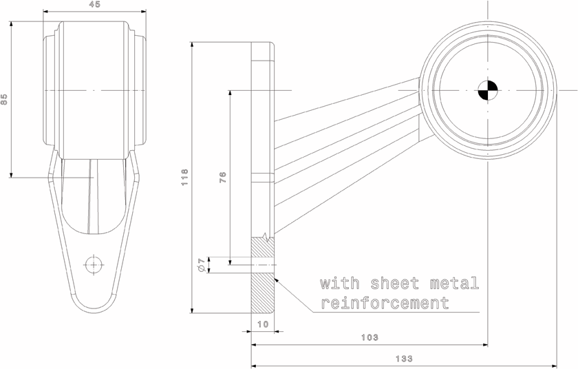 Outline Marker Lamps LED - Ensemble de 2 -Type "C"