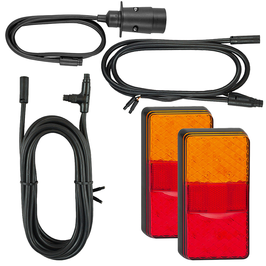 LED Autolamps rektangulära släpbelysning / Plug & Play Kit - spo-cs-disabled - spo-default - spo-disabled - spo-notify