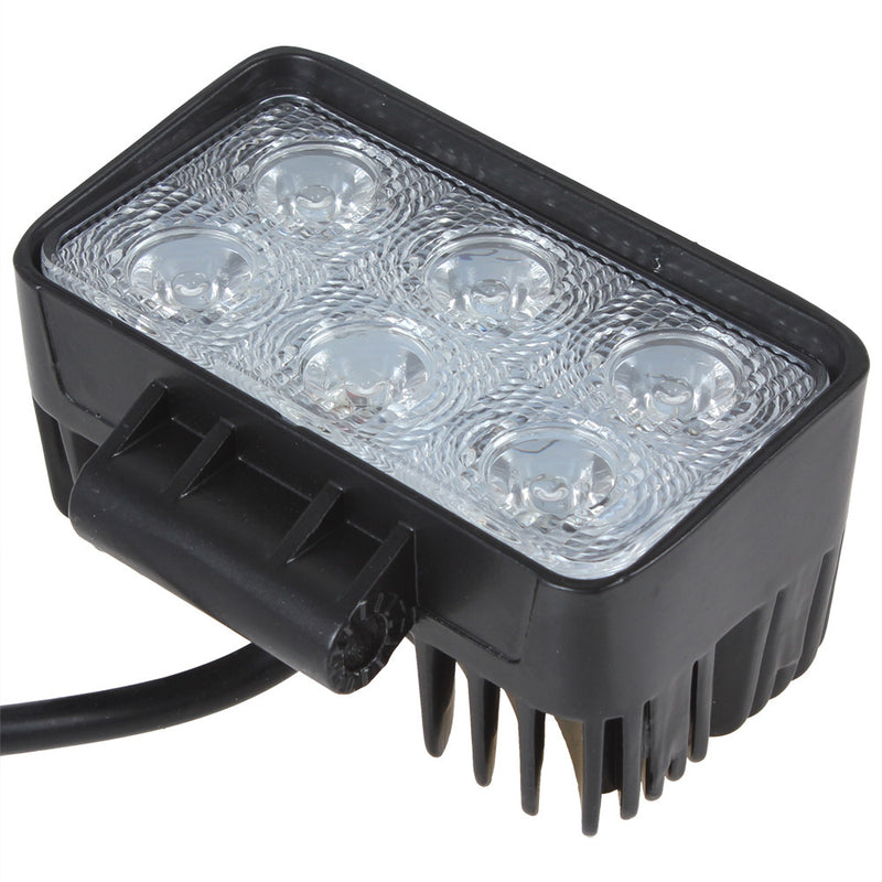 Buy LED Work Light Rectangular 18W with Flood Beam -  for sale