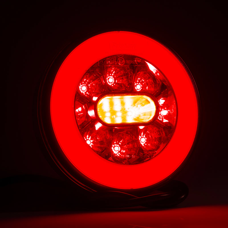 Buy LED Round Trailer Lamp Neon Effect / Fristom FT-110 -  for sale