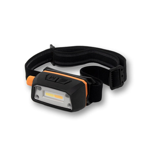 Maypole Rechargeable LED Head Torch with Motion Sensor / 300 Lumen - spo-cs-disabled - spo-default - spo-disabled - spo