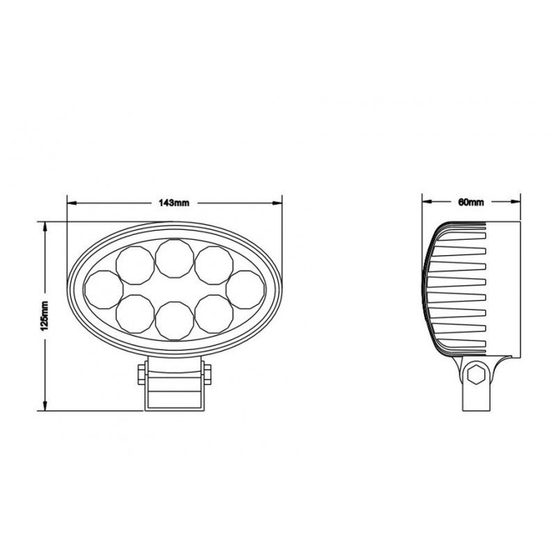 Llum de treball LED / forma ovalada - spo-cs-disabled - spo-default - spo-disabled - spo-notify-me-disabled