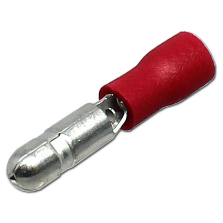 Buy Red Bullet Terminals 4.0mm / Pack of 100 -  for sale