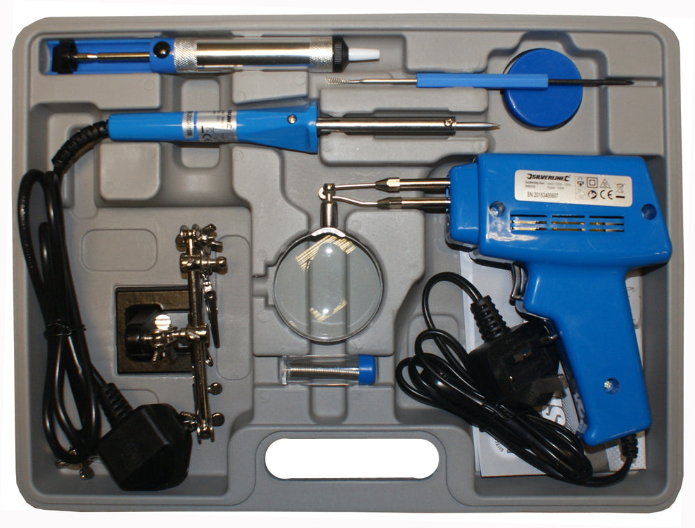 Soldering Kit with 30 & 100w Guns