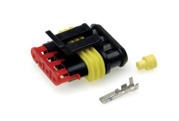 SuperSeal Connector 4 Way, Female - spo-cs-disabled - spo-default - spo-enabled - spo-notify-me-disabled - SuperSeal Co