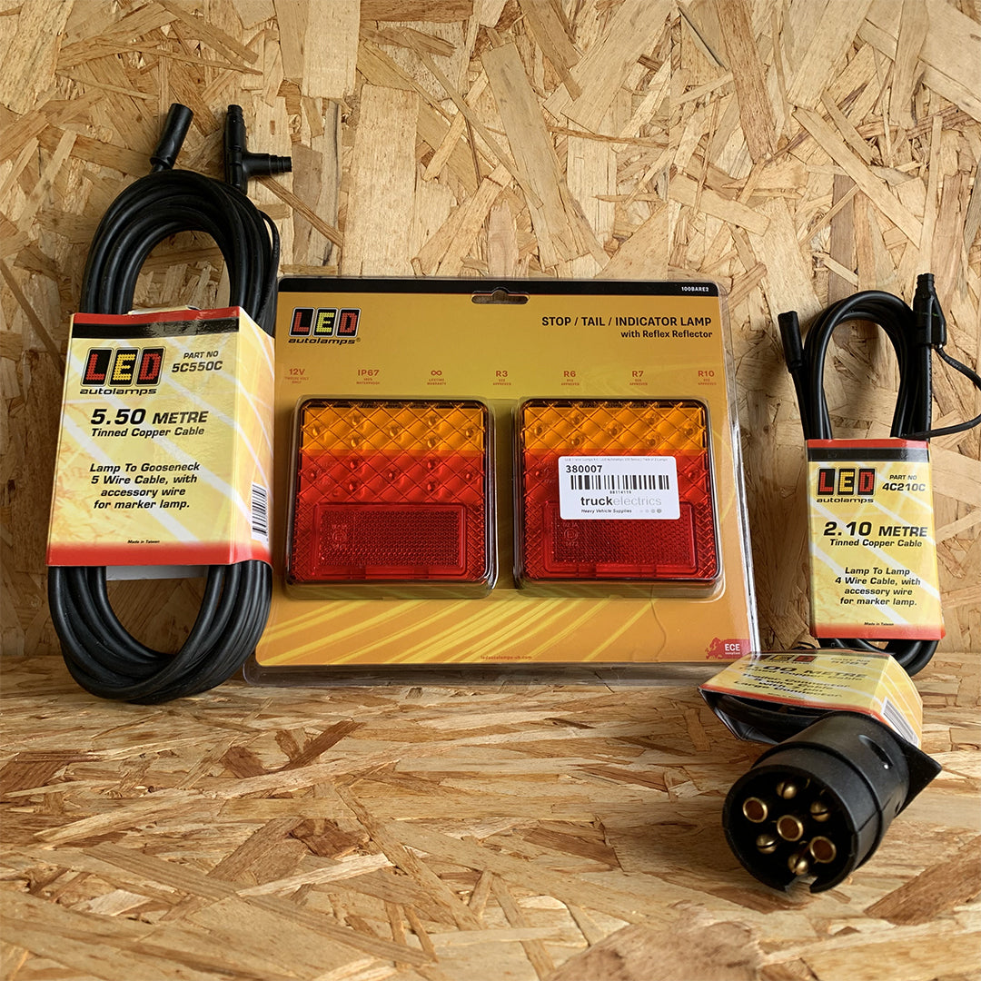 Luces LED para remolque cuadradas Autolamps/Kit Plug & Play - spo-cs-disabled - spo-default - spo-disabled - spo-notify-me-di