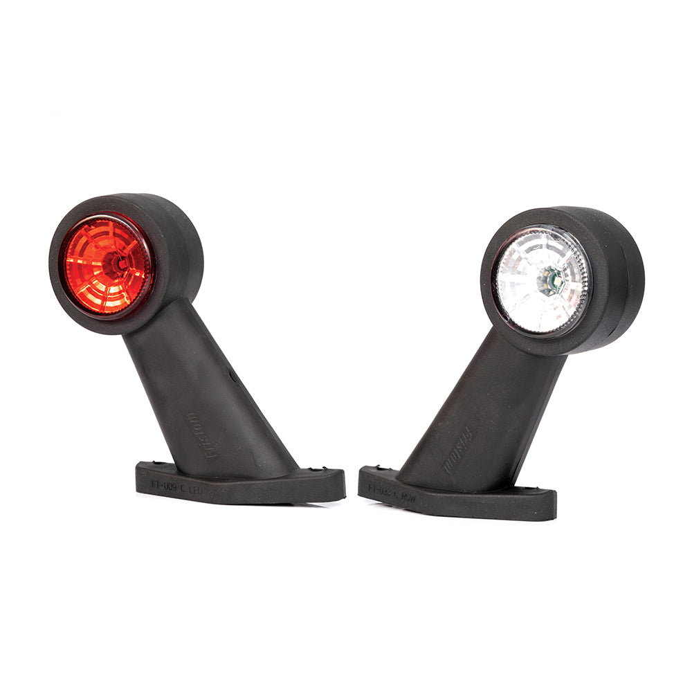 LED Outline Stalk Marker Lamper for tilhengere med gummiarm