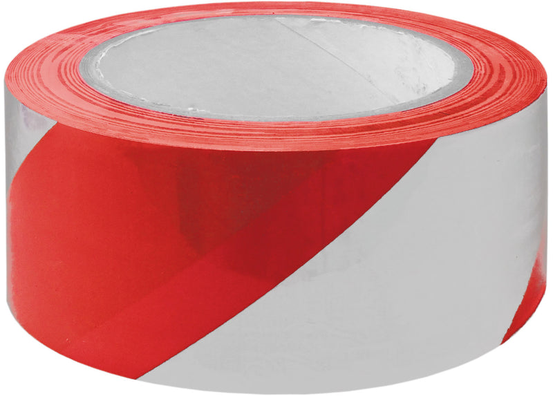 Buy Adhesive Hazard Warning Tape - Red & White -  for sale