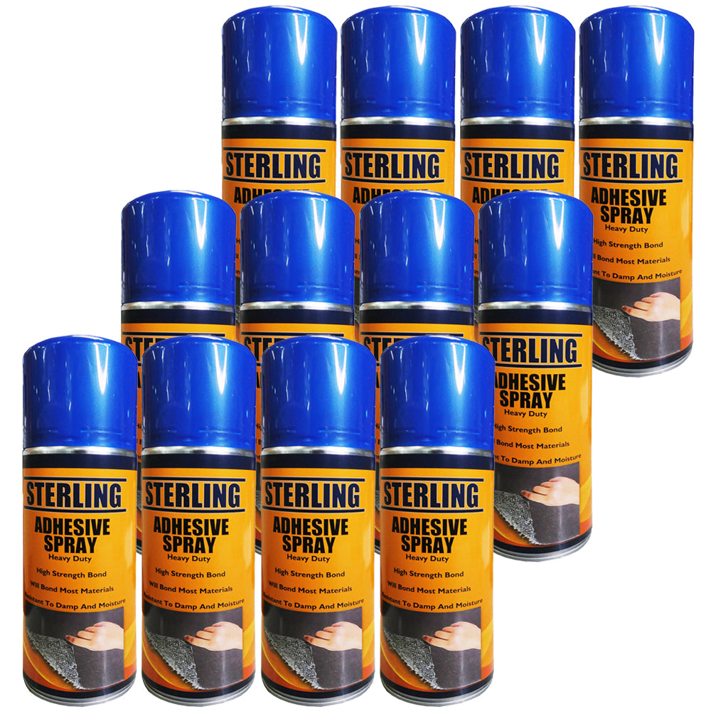 Heavy Duty Adhesive Spray 400ml - Box of 12 Cans - spo-cs-disabled - spo-default - spo-enabled - spo-notify-me-disabled