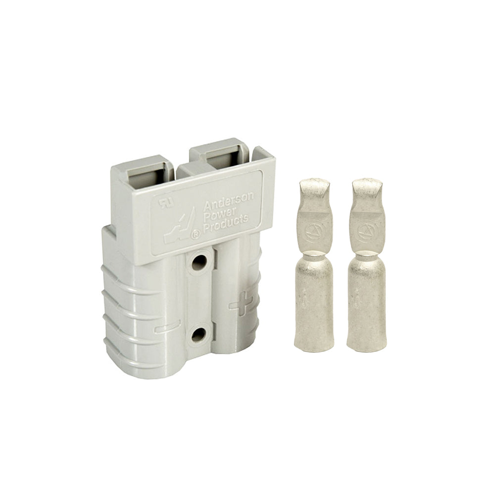 Anderson Power Connector Grey 50A - Battery Terminals & Connectors - spo-cs-disabled - spo-default - spo-enabled - spo