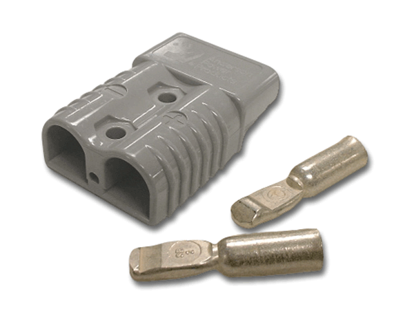Conector de alimentação Anderson cinza 50A - Terminais e conectores de bateria - spo-cs-disabled - spo-default - spo-enabled - spo