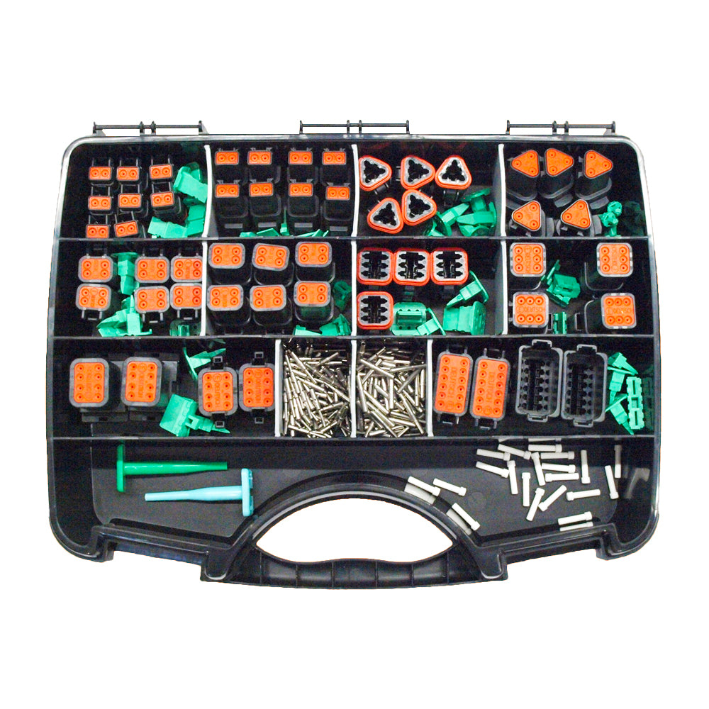 Conectores DEUTSCH DT Caixa variada / 2 a 12 vias / 380 peças - spo-cs-disabled - spo-default - spo-enabled - spo-notif