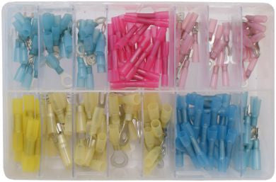 Heat Shrink Terminal Assortment - Pack of 180 - Assorted Boxes - BIN:Y5 - Heat Shrink - spo-cs-disabled - spo-default