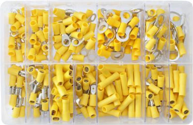 Yellow Wiring Terminal Assortment 260 Pieces *OFFER* - Assorted Boxes - bin:y6 - spo-cs-disabled - spo-default - spo-di