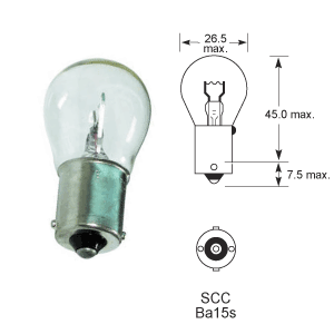 Buy 24v Tail Lamp Indicator Bulbs / 21w SCC / No. 241 / Pack of 10 - bin:O5 - Bulbs - Bulbs For Trucks 24v for sale
