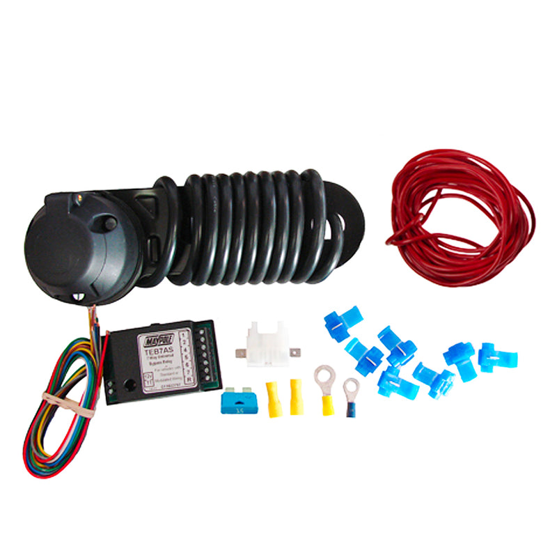 Buy Maypole 7 Pin Wiring Kit With Bypass Relay / 1.5 Metre -  for sale