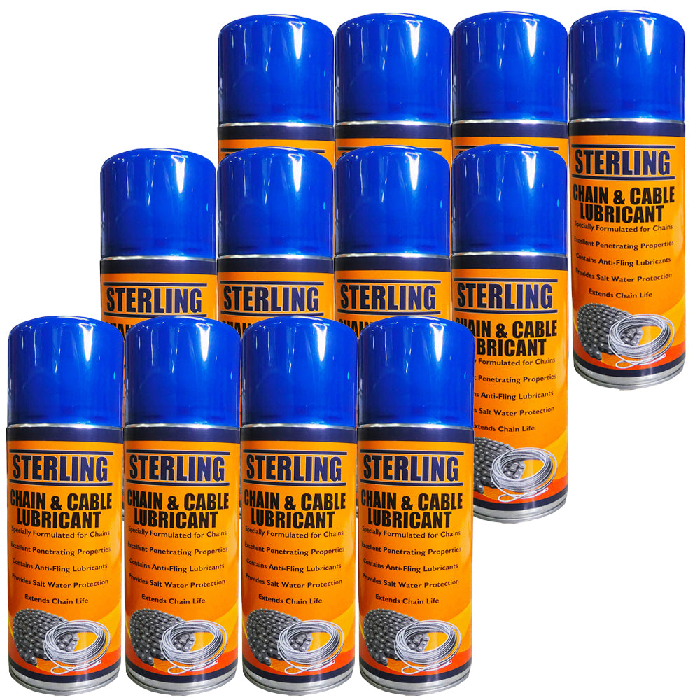 Chain & Cable Lube 400ml - Æske med 12 dåser - spo-cs-deaktiveret - spo-standard - spo-deaktiveret - spo-notify-me-deaktiveret