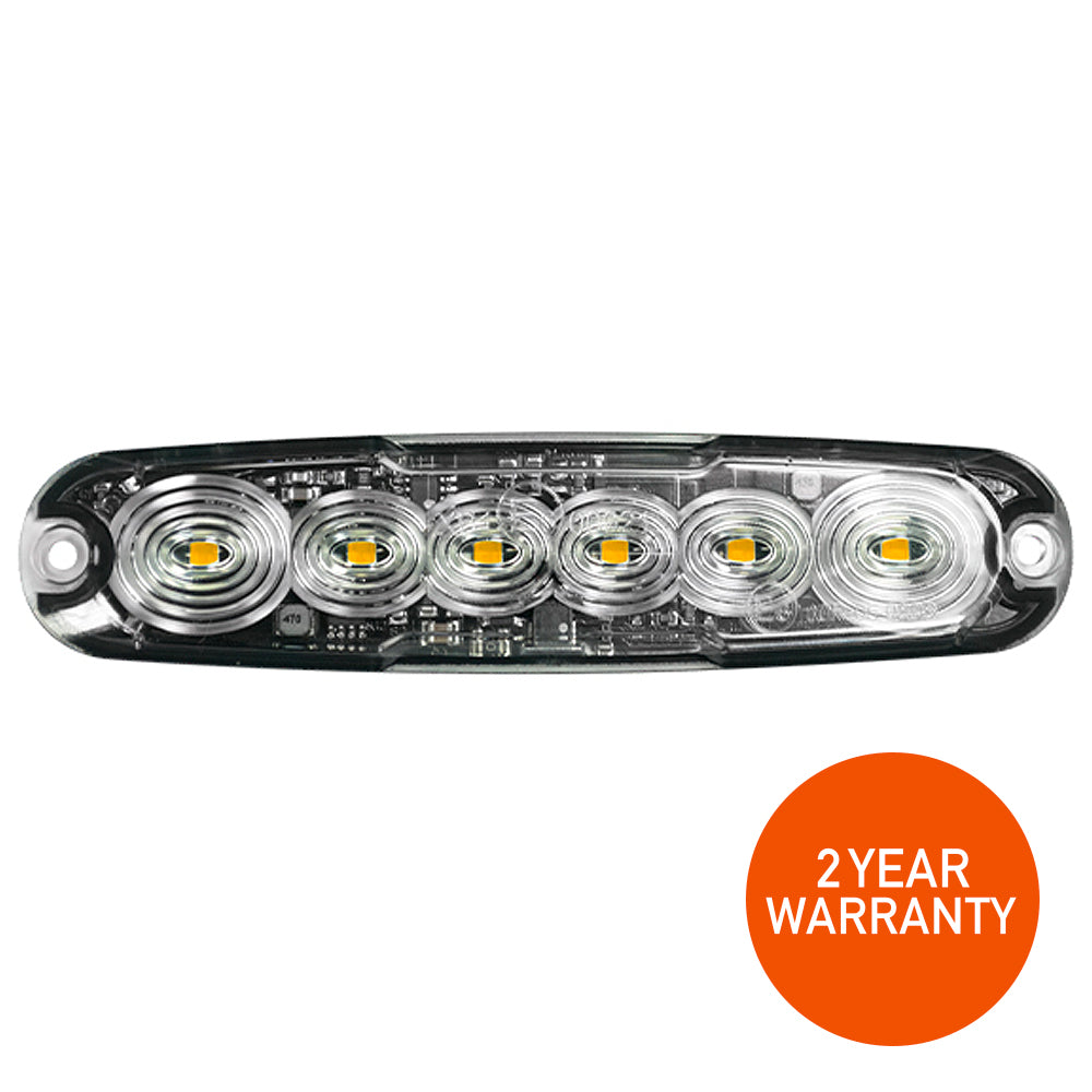 Low Profile 6 LED Warning Lamp - spo-cs-disabled - spo-default - spo-disabled - spo-notify-me-disabled