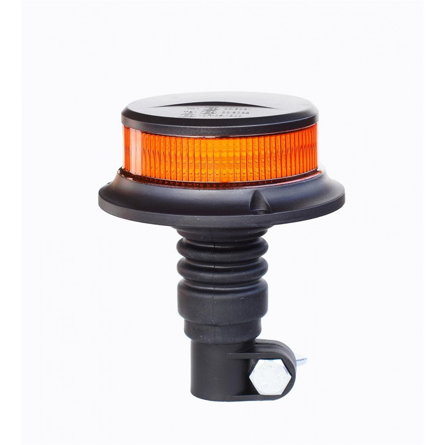 Amber LED Beacon med Flexi-DIN-montering / platt topp - spo-cs-disabled - spo-default - spo-disabled - spo-notify-me-disa