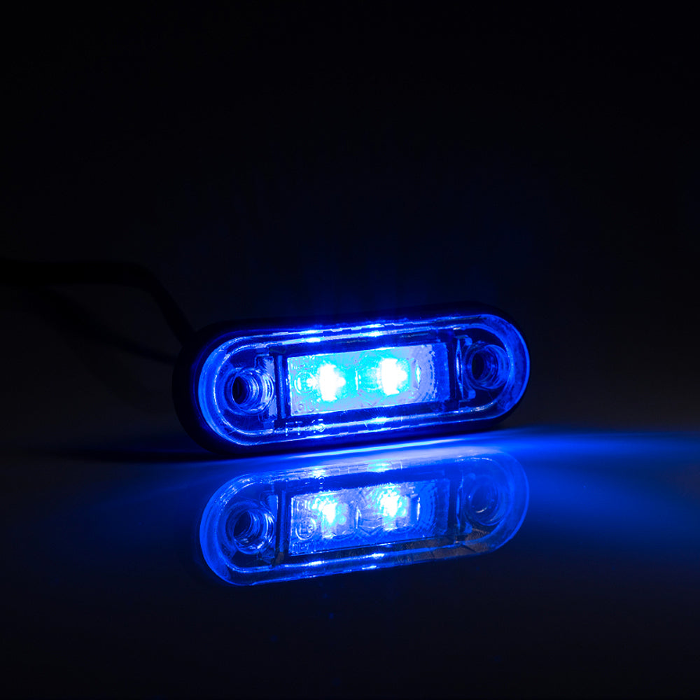 Llum de marcador LED - Ajust encastat Disponible en VERMELL, BLANC, AMBRE, BLAU I VERD - Contenidor: A1 - Llums de senyalització davanters i posteriors - Laterals