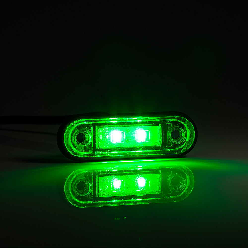 LED-markeringslicht - Inbouw Verkrijgbaar in ROOD, WIT, AMBER, BLAUW & GROEN - Bin:A1 - Markeringslichten voor en achter - Zijkant