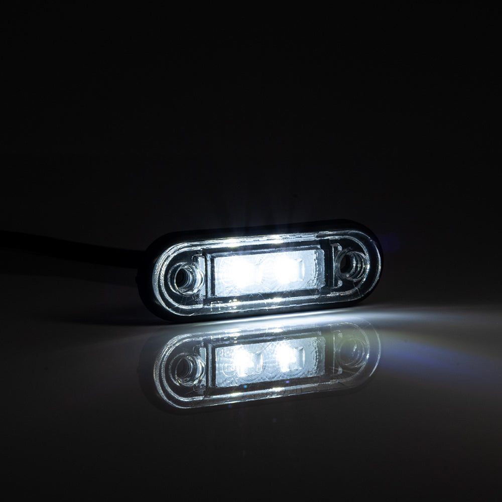 Luce di posizione a LED ambra | 12-24v | Cavo da 50 cm. | 1,5 mm² Luce di posizione a LED ambra | 12-24v | Cavo da 50 cm. | 1,5 mm²