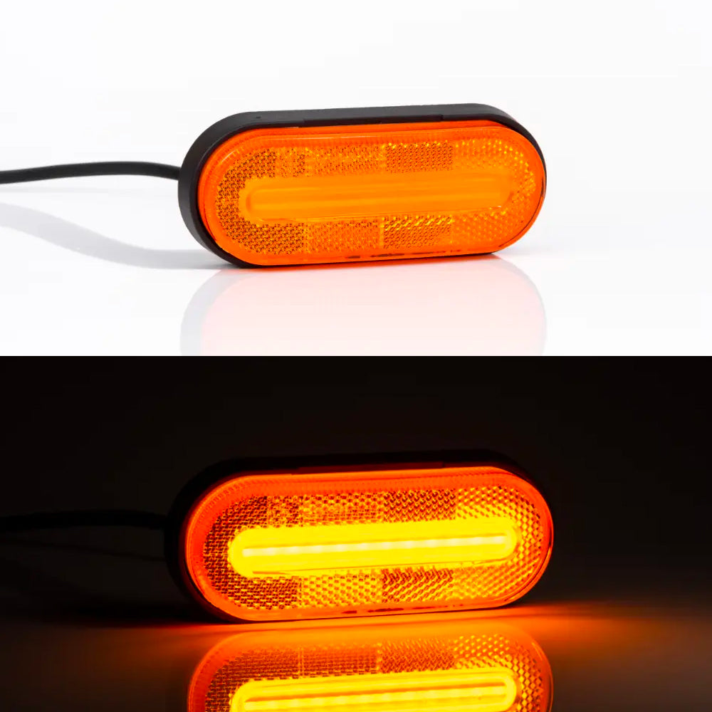 Fristom gult sidemarkeringslys med LED-stripe - spo-cs-deaktivert - spo-standard - spo-aktivert - spo-varsle-meg-deaktivert