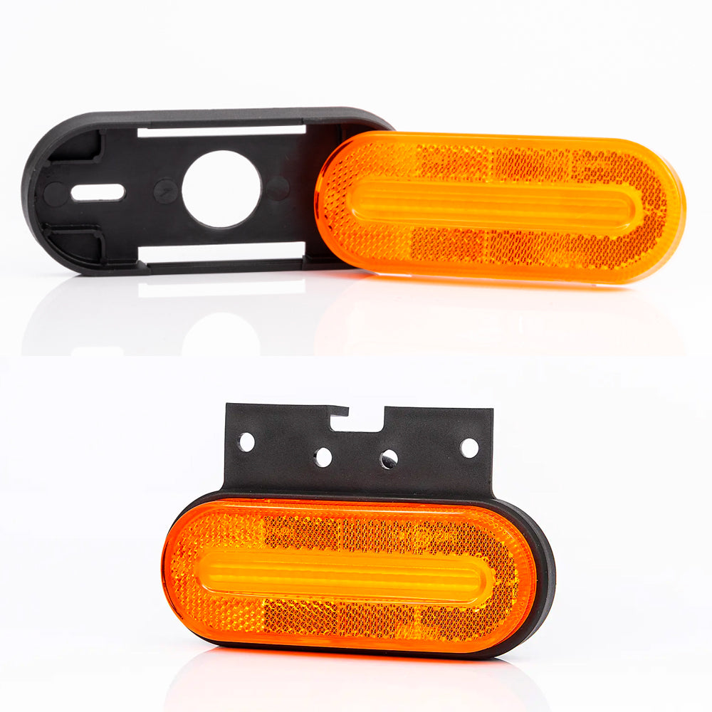 Fristom Amber LED-sidemarkeringslampe med indikator - spo-cs-deaktiveret - spo-standard - spo-aktiveret - spo-notify-me-disable