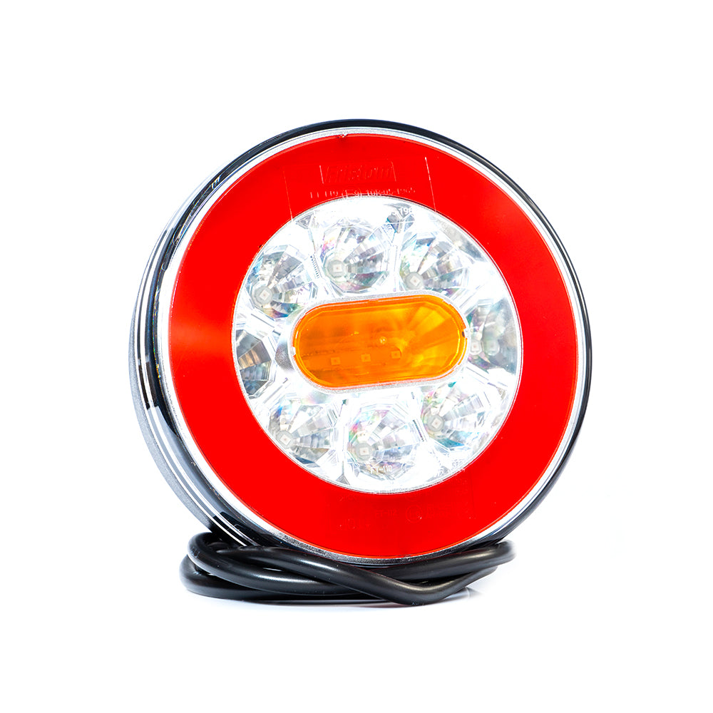 Lâmpada LED redonda para trailer com efeito neon / Fristom FT-110 - spo-cs-disabled - spo-default - spo-disabled - spo-notify-me-disa