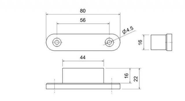 Buy LED Marker Light - Flush Fit Available in RED, WHITE, AMBER, BLUE & GREEN - Bin:A1 - Front & Rear Marker Lights - Side for sale