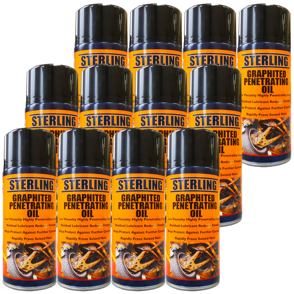 Graphited Penetrating Oil Spray 400ml - Box of 12 Cans - spo-cs-disabled - spo-default - spo-enabled - spo-notify-me-di