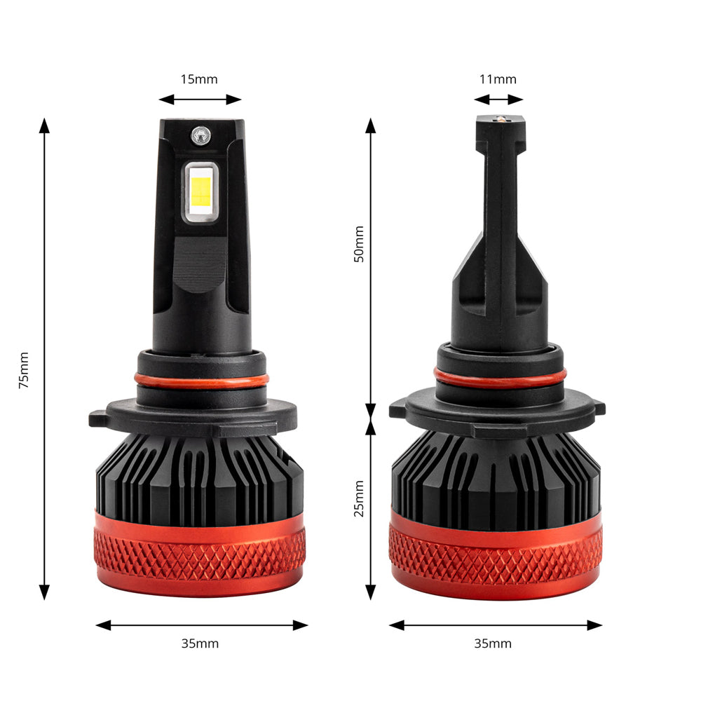 HB3 LED-koplampen / 12V - spo-cs-uitgeschakeld - spo-standaard - spo-uitgeschakeld - spo-notify-me-uitgeschakeld