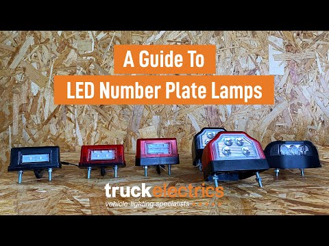 LED number plate lamps license plate slimline space position light