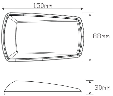 Side Direction Indicator / Black Bracket / LED Autolamps - spo-cs-disabled - spo-default - spo-disabled - spo-notify-me