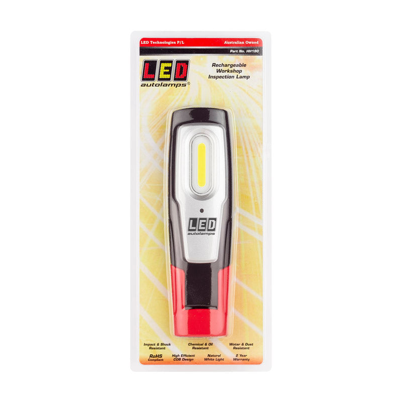 Lampada LED da Lavoro Ricaricabile ABC TOOLS Torcia a Batteria Presa Lampada LED da Lavoro Ricaricabile ABC TOOLS Torcia a Batteria Presa