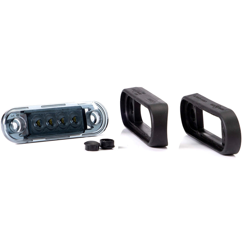Buy LED Marker Lights with Smoked Black Lens in Red, White & Amber -  for sale
