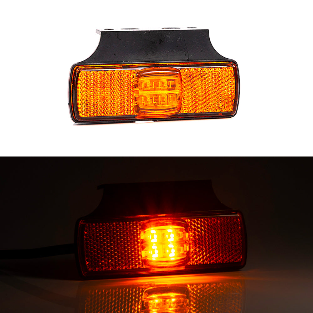 Slanke oranje zijmarkeringslamp met horizontale beugel - Fristom - spo-cs-disabled - spo-default - spo-disabled - spo