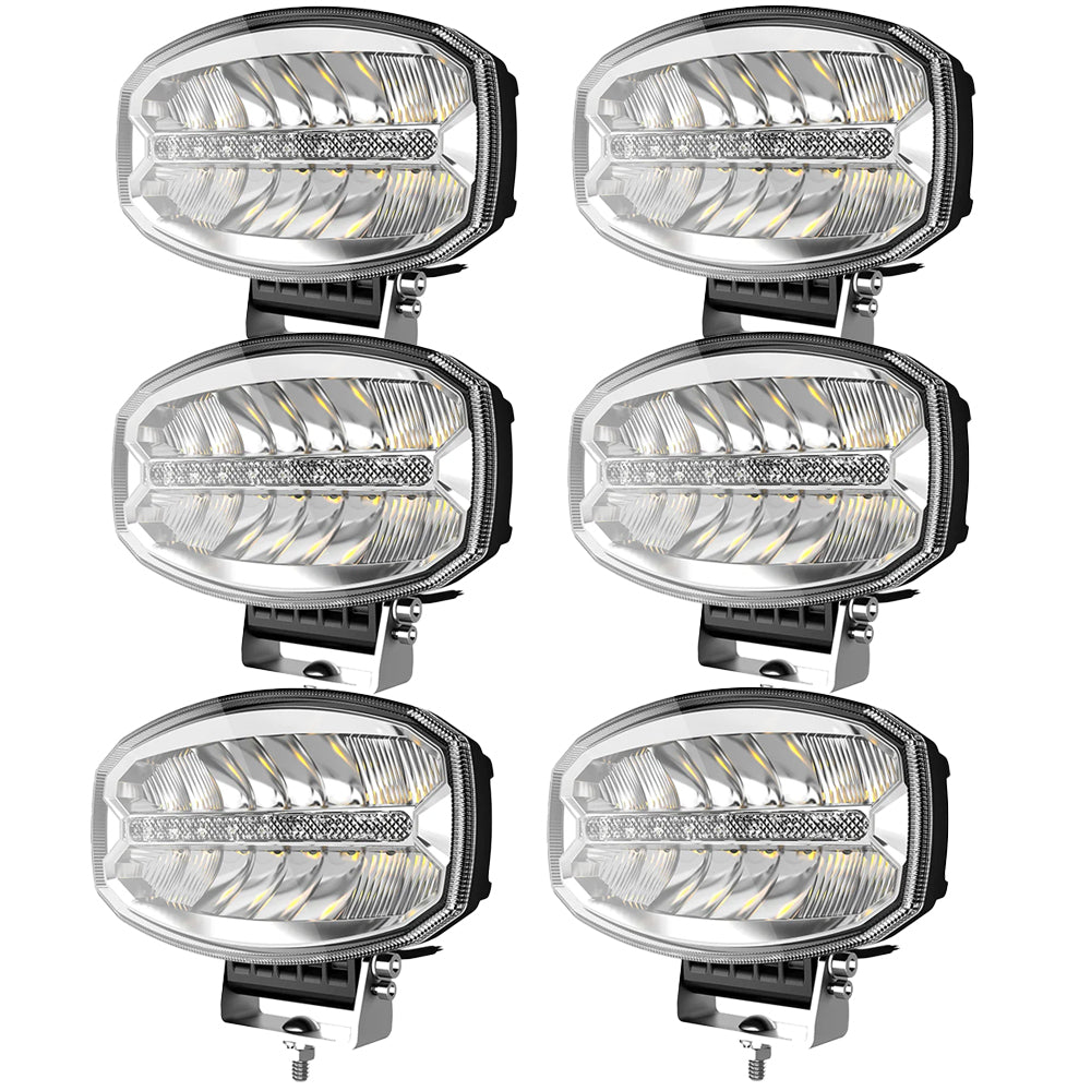 Lâmpada LED Spot Driving com DRL / Pacote de 6 - spo-cs-disabled - spo-default - spo-disabled - spo-notify-me-disabled