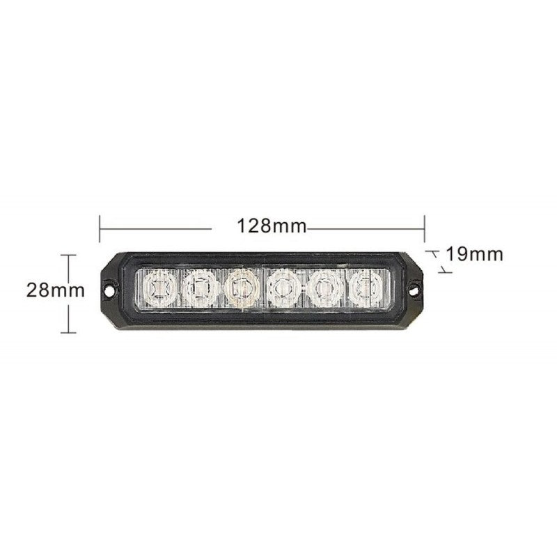 Acheter une lumière stroboscopique d'urgence à LED avec 6 LED en