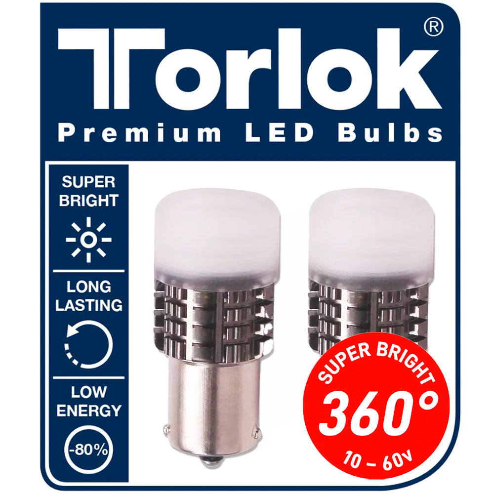 12/24V Super Bright White LED Tail Light Bulbs / BA15s 360° - spo-cs-disabled - spo-default - spo-disabled - spo-notify