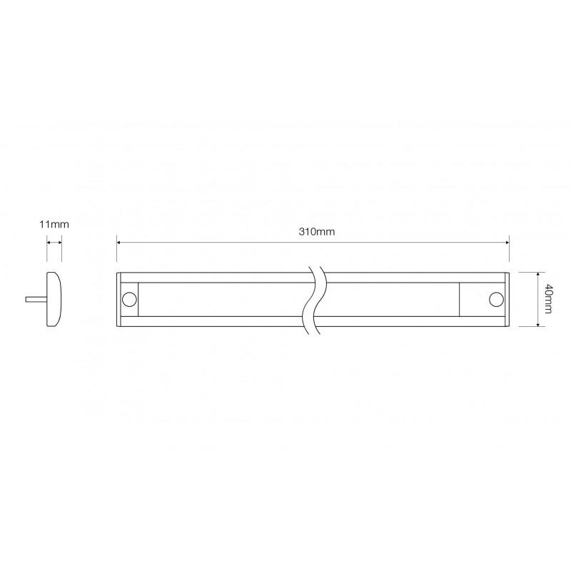LED-interieurlamp 310 mm 12v / LED Autolamps - spo-cs-uitgeschakeld - spo-standaard - spo-uitgeschakeld - spo-notify-me-uitgeschakeld