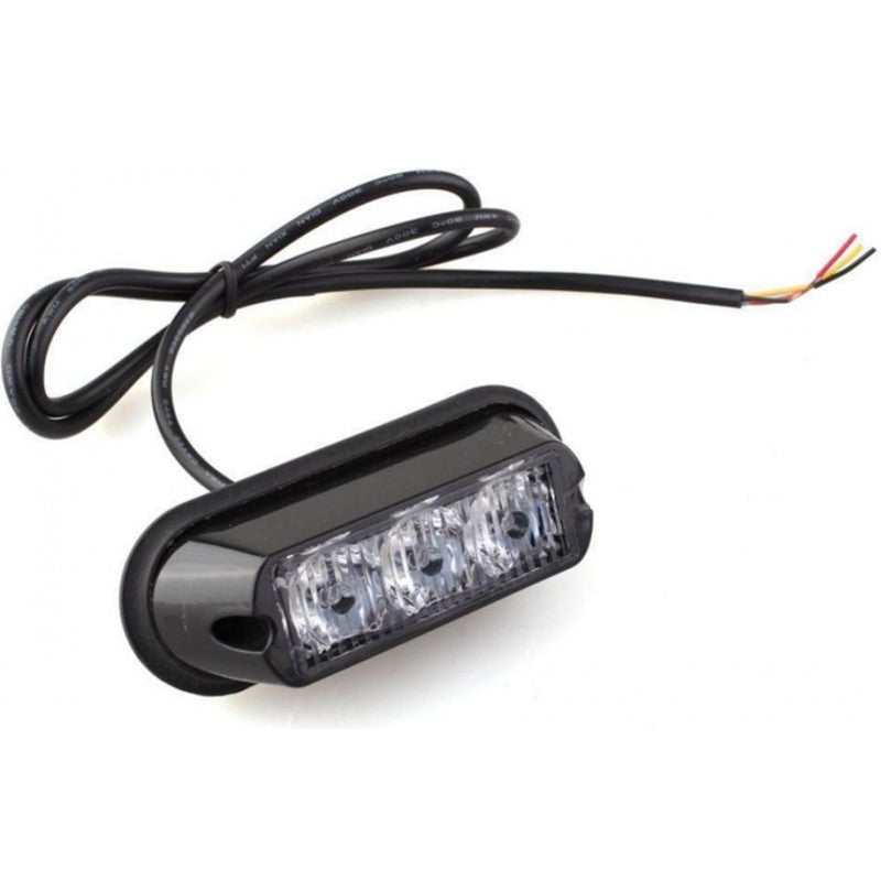 LED-waarschuwingslamp / AMBER / 17 flitspatronen / 12/24v - spo-cs-uitgeschakeld - spo-standaard - spo-uitgeschakeld - spo-notif