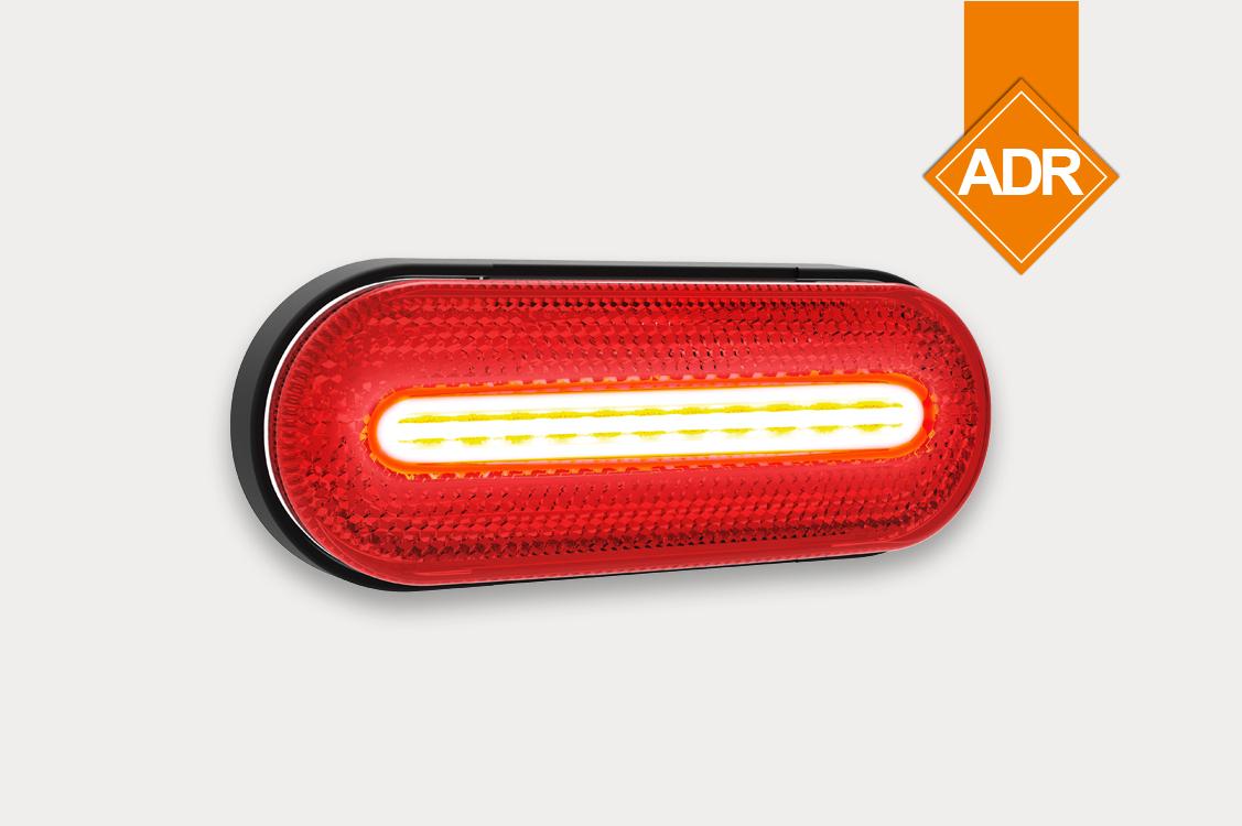 Luz de marcação traseira vermelha Fristom com faixa de LED - spo-cs-disabled - spo-default - spo-enabled - spo-notify-me-disabled