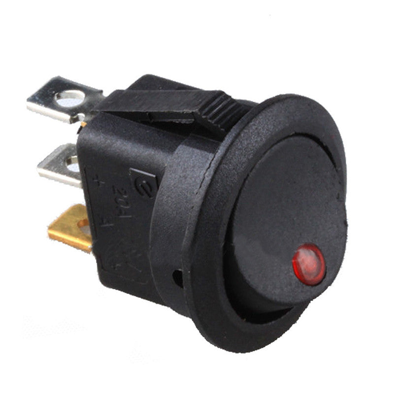 Round Rocker Switch With Led Round Rocker Switch with LED