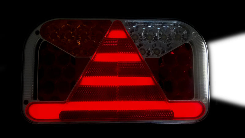Buy LED Trailer Lamp with Stop, Tail, Indicator, Fog, Reverse & Reflector -  for sale
