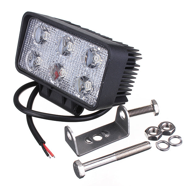Buy LED Work Light Rectangular 18W with Flood Beam -  for sale