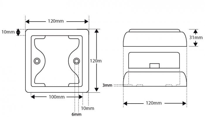 Lampada automatica a LED Lampada combinata quadrata per rimorchio - spo-cs-disabled - spo-default - spo-disabled - spo-notify-me-disabled